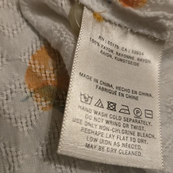 Anthropologie Maeve Hansley Blouse Top 6 Oranges EUC! - Picture 8 of 8